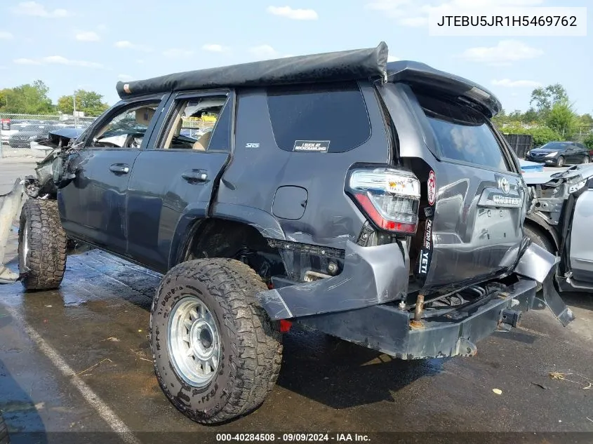 2017 Toyota 4Runner Sr5 VIN: JTEBU5JR1H5469762 Lot: 40284508