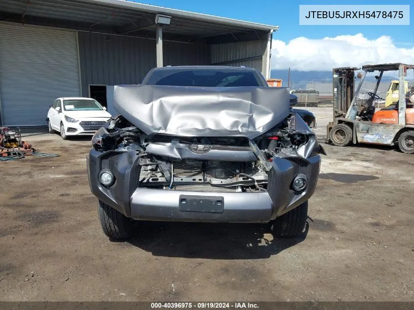 JTEBU5JRXH5478475 2017 Toyota 4Runner Sr5 Premium