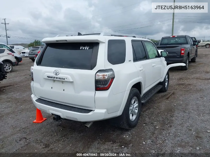 JTEZU5JR8H5163964 2017 Toyota 4Runner Sr5 Premium