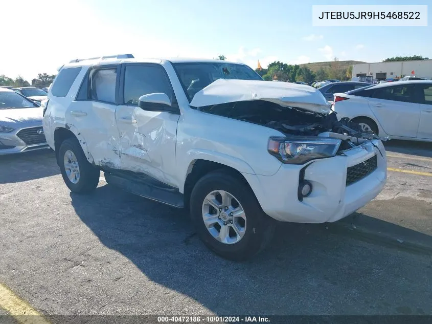 JTEBU5JR9H5468522 2017 Toyota 4Runner Sr5 Prem/Ltdl/Trail/Trd