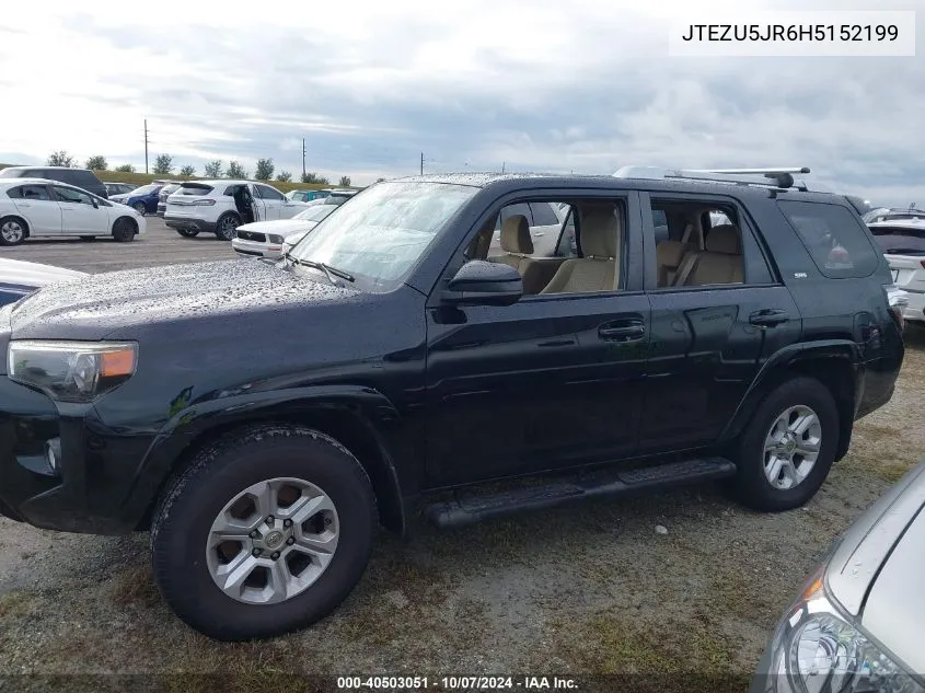 JTEZU5JR6H5152199 2017 Toyota 4Runner Sr5/Limited/Sr5 Premium