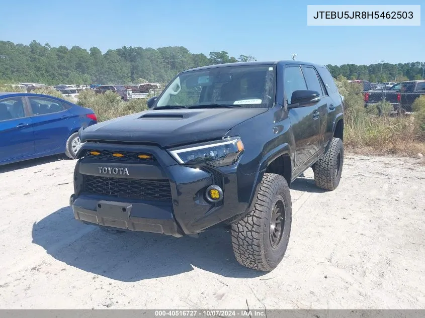 JTEBU5JR8H5462503 2017 Toyota 4Runner Trd Off Road Premium