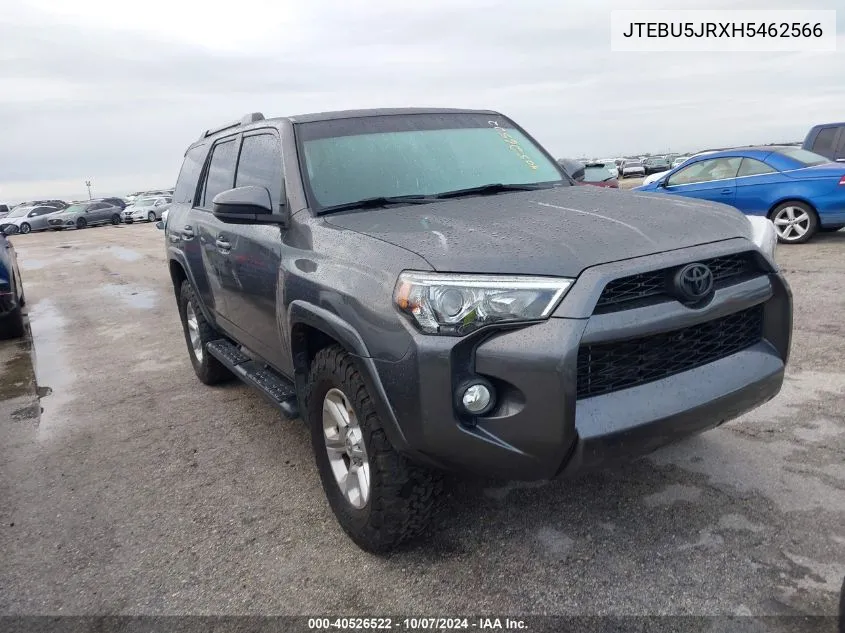 JTEBU5JRXH5462566 2017 Toyota 4Runner Sr5