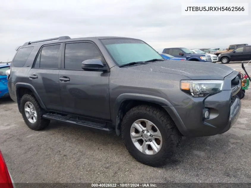 JTEBU5JRXH5462566 2017 Toyota 4Runner Sr5