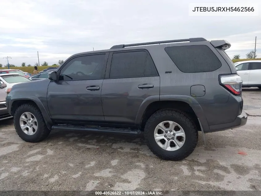 JTEBU5JRXH5462566 2017 Toyota 4Runner Sr5