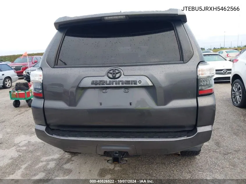 JTEBU5JRXH5462566 2017 Toyota 4Runner Sr5