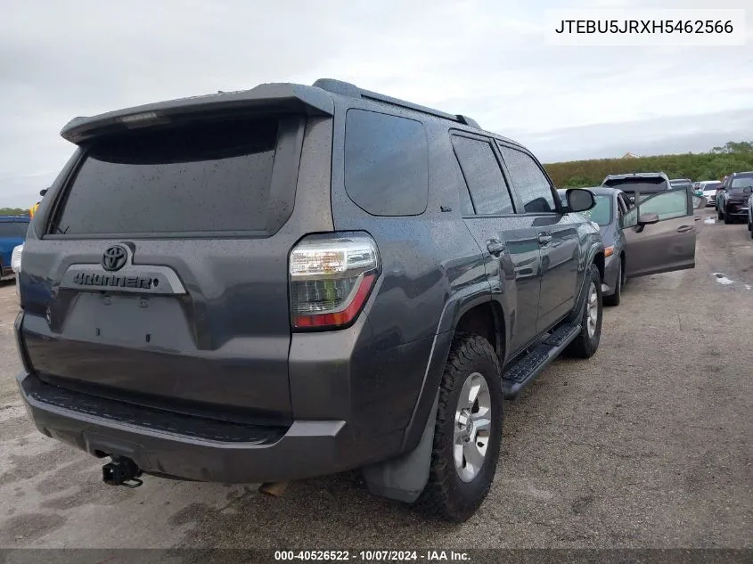 JTEBU5JRXH5462566 2017 Toyota 4Runner Sr5