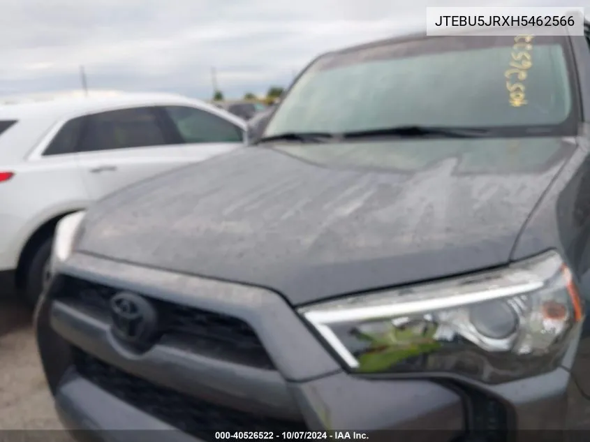 JTEBU5JRXH5462566 2017 Toyota 4Runner Sr5