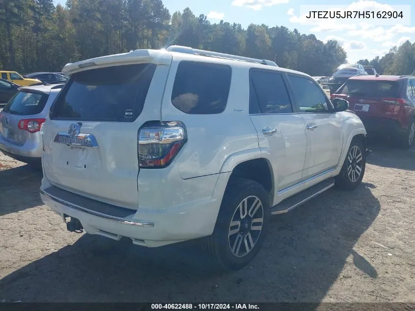 JTEZU5JR7H5162904 2017 Toyota 4Runner Sr5/Limited/Sr5 Premium