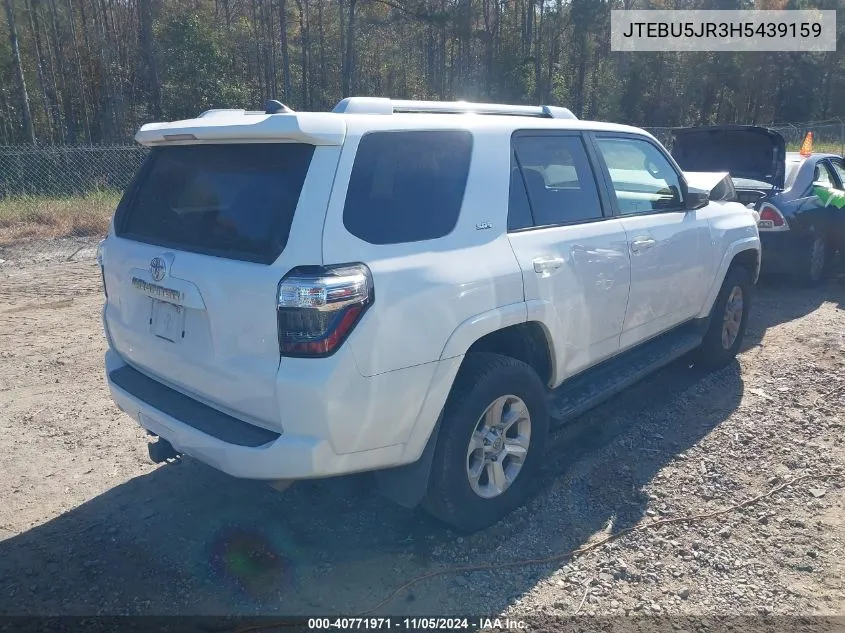 2017 Toyota 4Runner Sr5 VIN: JTEBU5JR3H5439159 Lot: 40771971