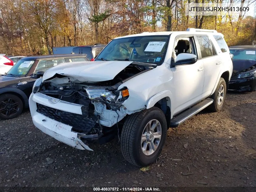 2017 Toyota 4Runner Sr5 VIN: JTEBU5JRXH5413609 Lot: 40837572