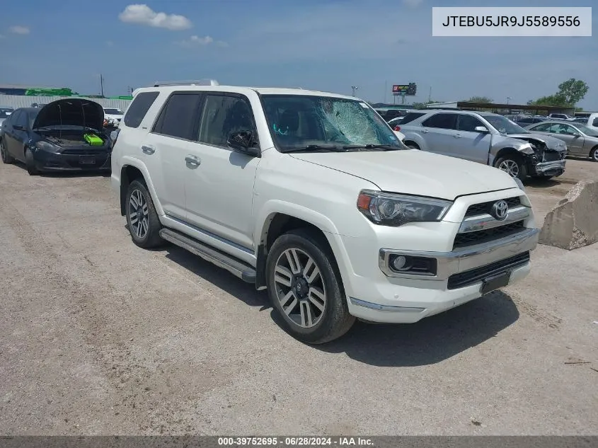 2018 Toyota 4Runner Limited VIN: JTEBU5JR9J5589556 Lot: 39752695