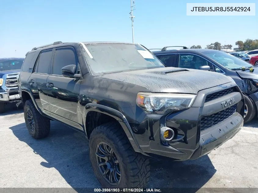 JTEBU5JR8J5542924 2018 Toyota 4Runner Trd Pro