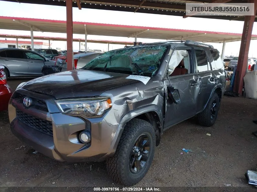 2018 Toyota 4Runner Sr5 VIN: JTEBU5JR8J5501516 Lot: 39979756