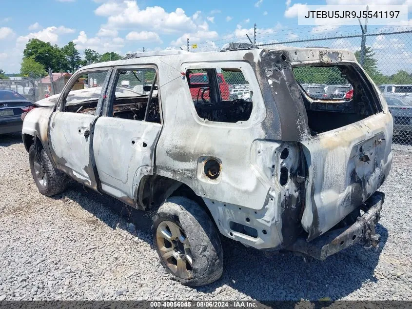 JTEBU5JR9J5541197 2018 Toyota 4Runner Sr5 Premium