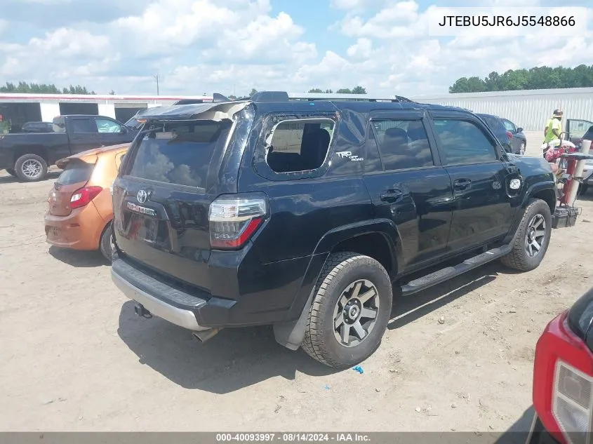 JTEBU5JR6J5548866 2018 Toyota 4Runner Trd Off Road Premium