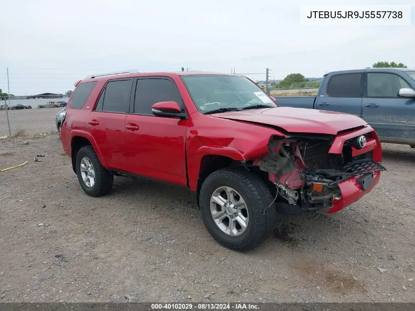 JTEBU5JR9J5557738 2018 Toyota 4Runner Sr5 Premium