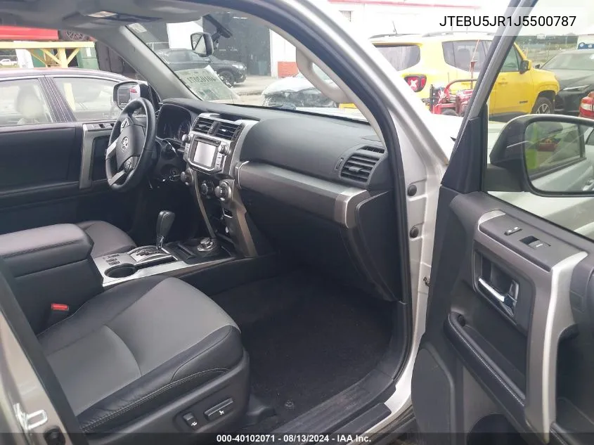 JTEBU5JR1J5500787 2018 Toyota 4Runner Sr5 Premium