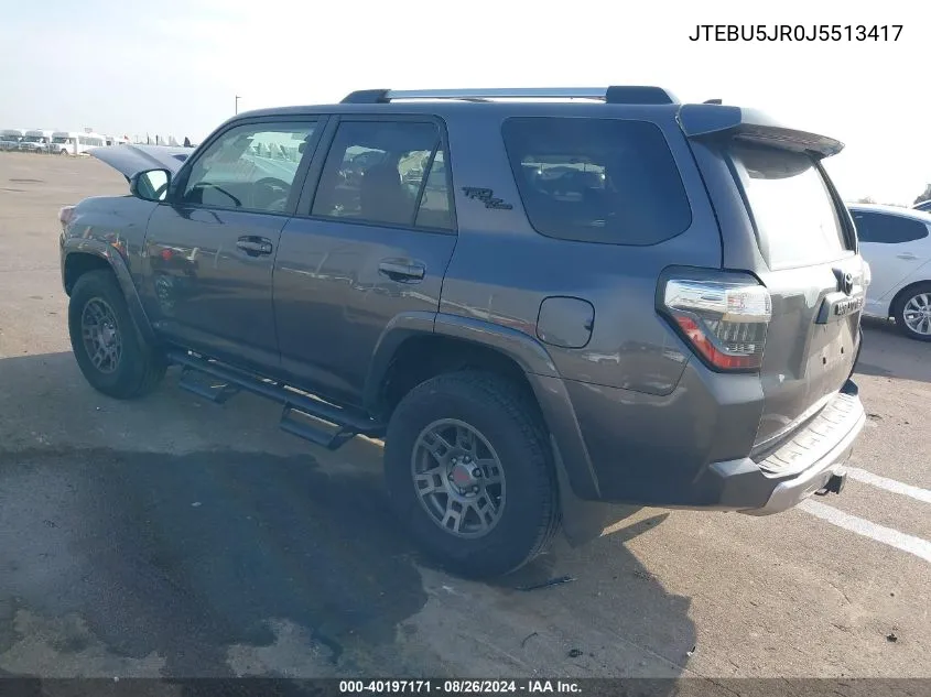 JTEBU5JR0J5513417 2018 Toyota 4Runner Trd Off Road