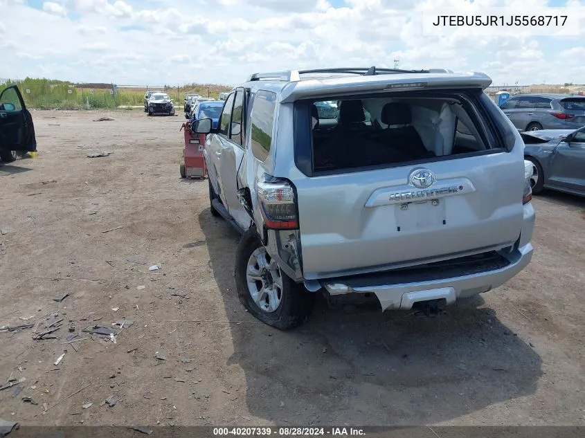 JTEBU5JR1J5568717 2018 Toyota 4Runner Sr5 Premium