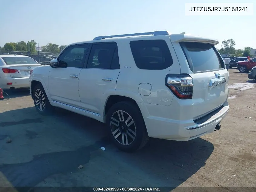 JTEZU5JR7J5168241 2018 Toyota 4Runner Limited