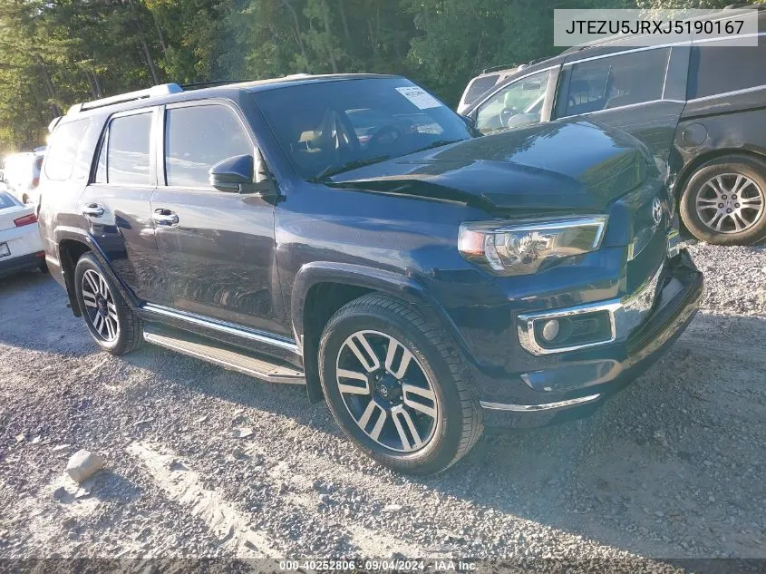 JTEZU5JRXJ5190167 2018 Toyota 4Runner Limited