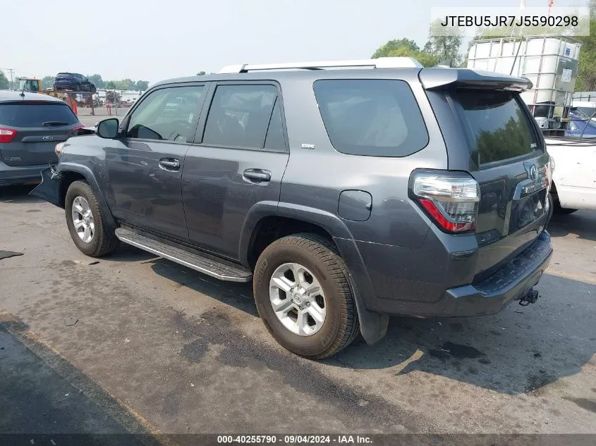 JTEBU5JR7J5590298 2018 Toyota 4Runner Sr5 Prem/Ltdl/Trail/Trd