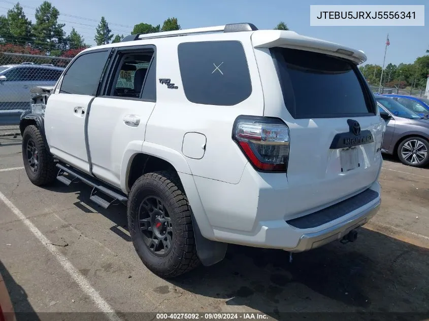 2018 Toyota 4Runner Trd Off Road Premium VIN: JTEBU5JRXJ5556341 Lot: 40275092