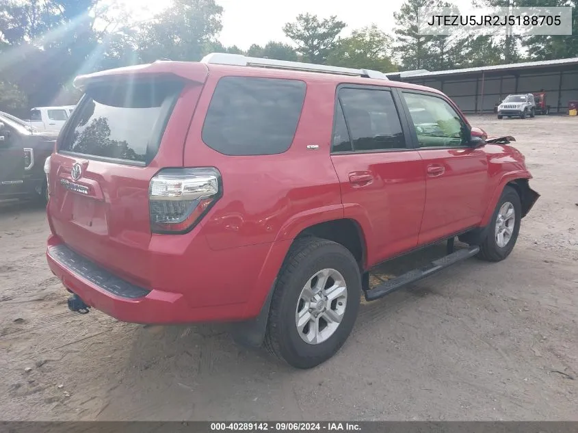 JTEZU5JR2J5188705 2018 Toyota 4Runner Sr5 Premium