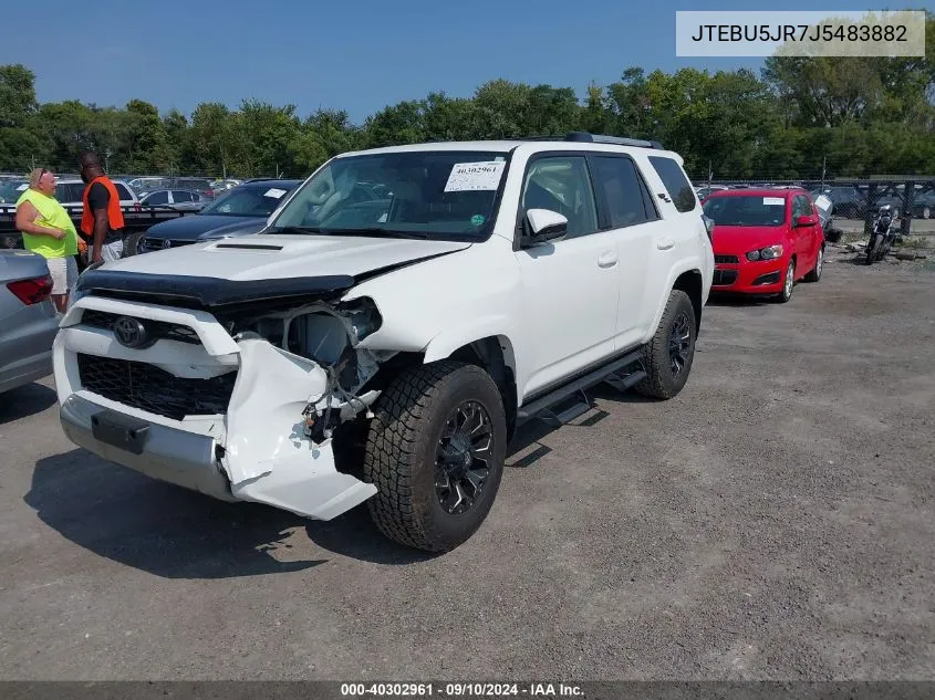 JTEBU5JR7J5483882 2018 Toyota 4Runner Trd Off Road