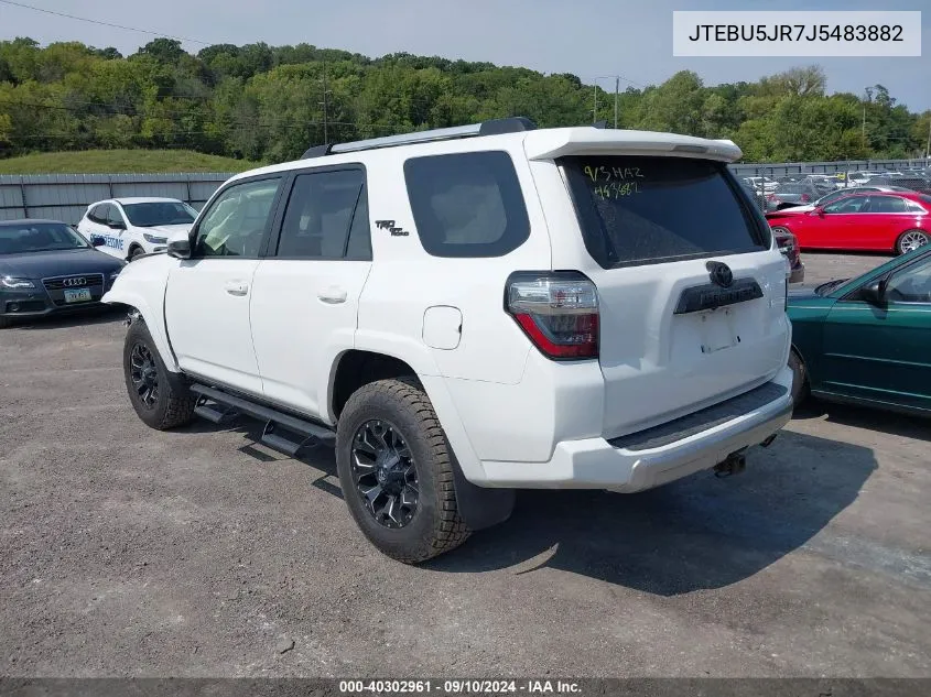 JTEBU5JR7J5483882 2018 Toyota 4Runner Trd Off Road