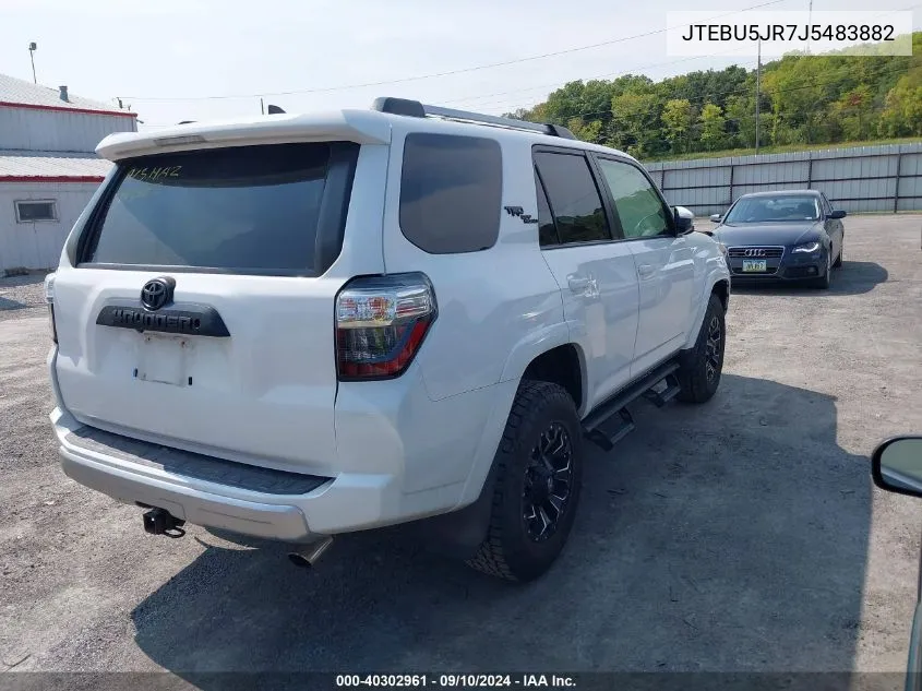 JTEBU5JR7J5483882 2018 Toyota 4Runner Trd Off Road