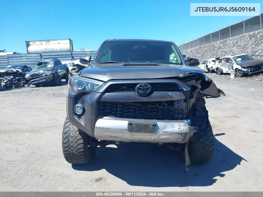 2018 Toyota 4Runner Limited/Sr5/Sr5 Premium/Trd Off Road/Trd Off Road Premium/Trd Pro VIN: JTEBU5JR6J5609164 Lot: 40326694