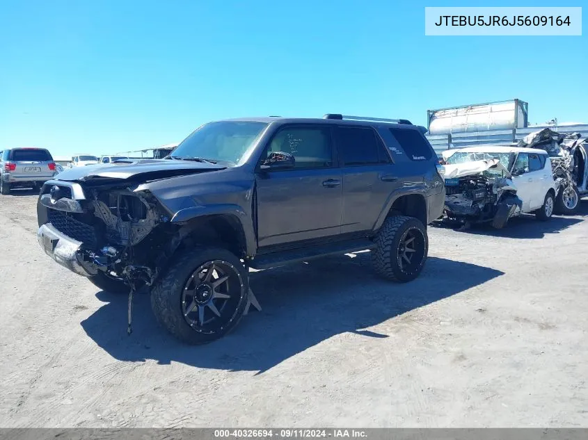 2018 Toyota 4Runner Limited/Sr5/Sr5 Premium/Trd Off Road/Trd Off Road Premium/Trd Pro VIN: JTEBU5JR6J5609164 Lot: 40326694