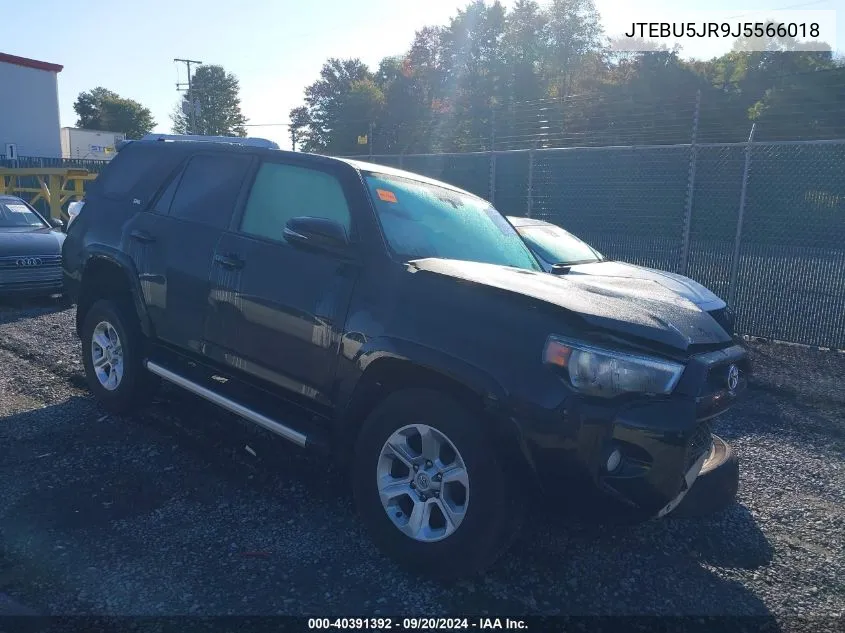 2018 Toyota 4Runner VIN: JTEBU5JR9J5566018 Lot: 40391392