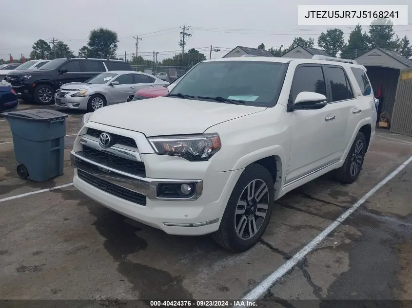 2018 Toyota 4Runner Limited VIN: JTEZU5JR7J5168241 Lot: 40424376