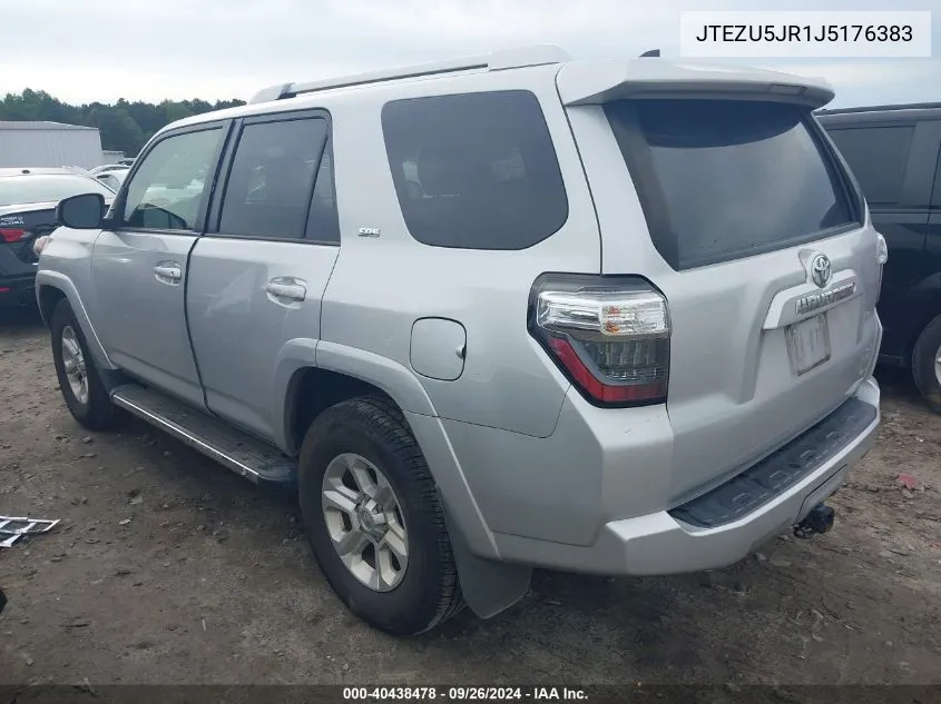 JTEZU5JR1J5176383 2018 Toyota 4Runner Sr5/Limited/Sr5 Premium