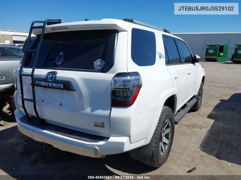 JTEBU5JR0J5529102 2018 Toyota 4Runner Trd Off Road