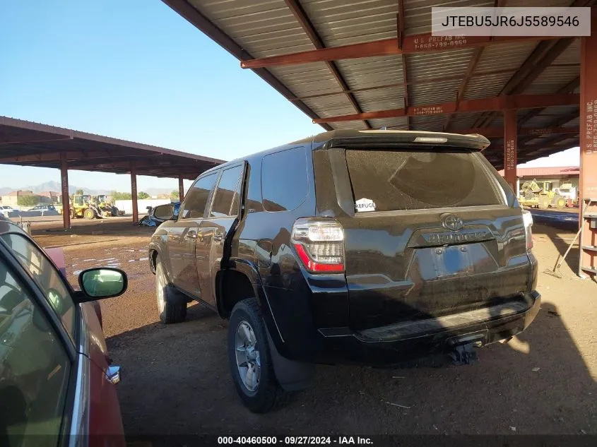 2018 Toyota 4Runner Sr5 VIN: JTEBU5JR6J5589546 Lot: 40460500