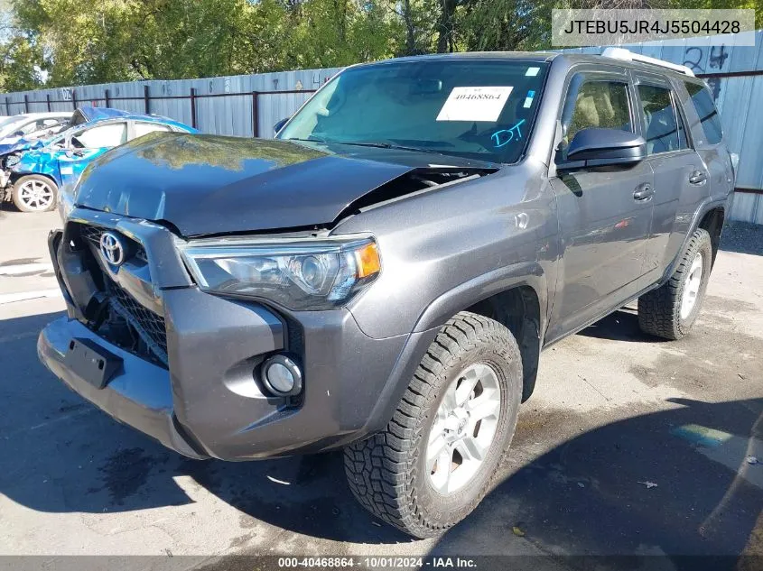 JTEBU5JR4J5504428 2018 Toyota 4Runner Sr5 Prem/Ltdl/Trail/Trd