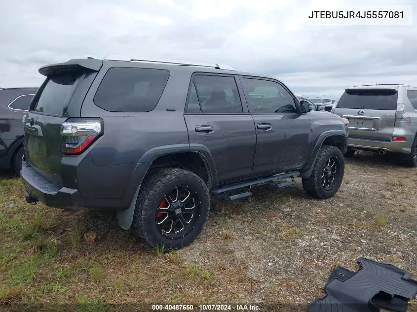 JTEBU5JR4J5557081 2018 Toyota 4Runner Sr5 Prem/Ltdl/Trail/Trd