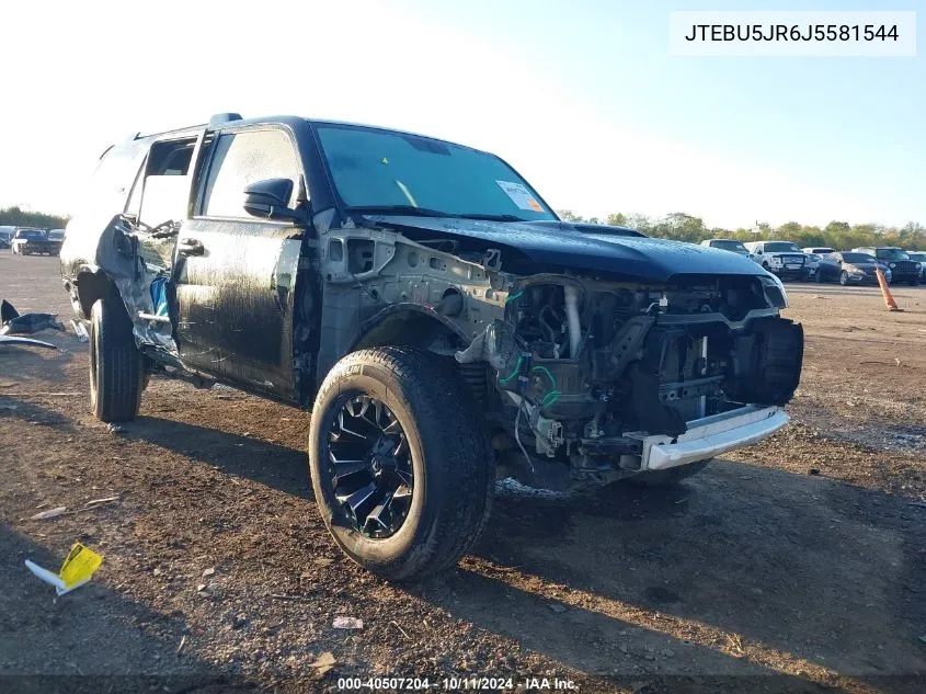 JTEBU5JR6J5581544 2018 Toyota 4Runner Trd Off Road