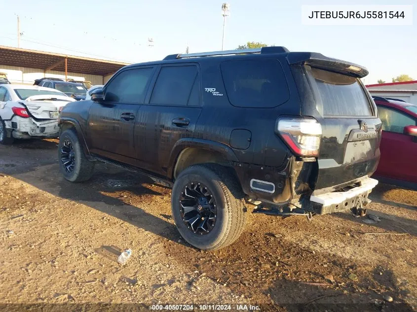 JTEBU5JR6J5581544 2018 Toyota 4Runner Trd Off Road