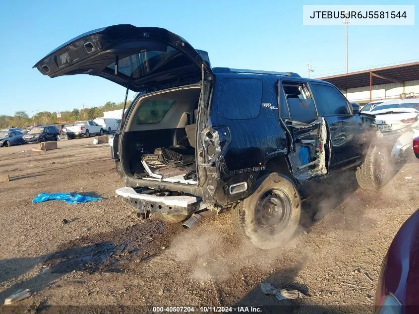 JTEBU5JR6J5581544 2018 Toyota 4Runner Trd Off Road