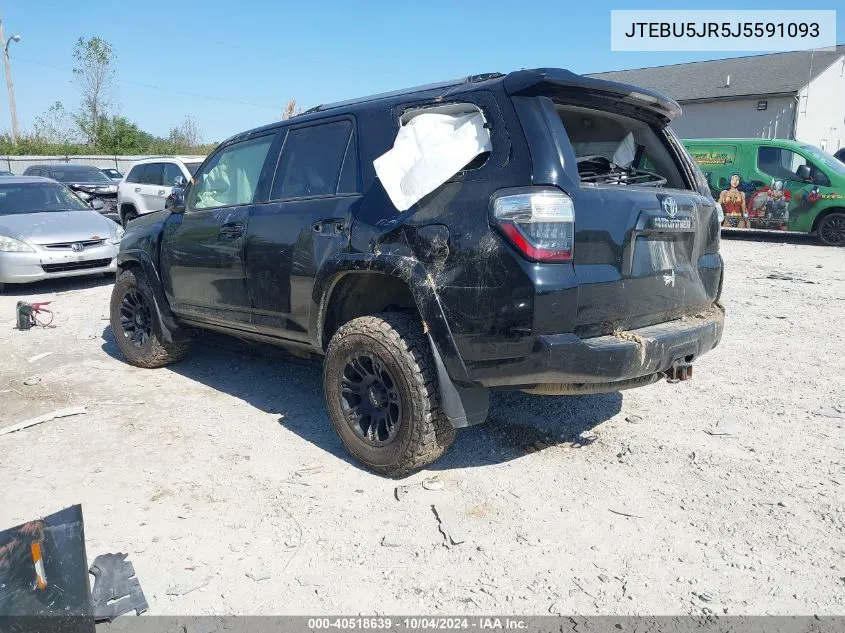 2018 Toyota 4Runner Sr5 VIN: JTEBU5JR5J5591093 Lot: 40518639