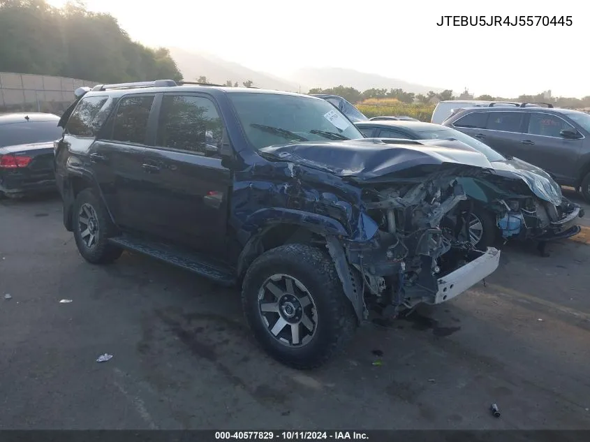 JTEBU5JR4J5570445 2018 Toyota 4Runner Trd Off Road Premium