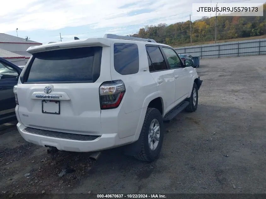 2018 Toyota 4Runner Sr5 Premium VIN: JTEBU5JR9J5579173 Lot: 40670637