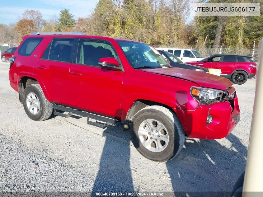 2018 Toyota 4Runner Sr5 Premium VIN: JTEBU5JR0J5606177 Lot: 40709158