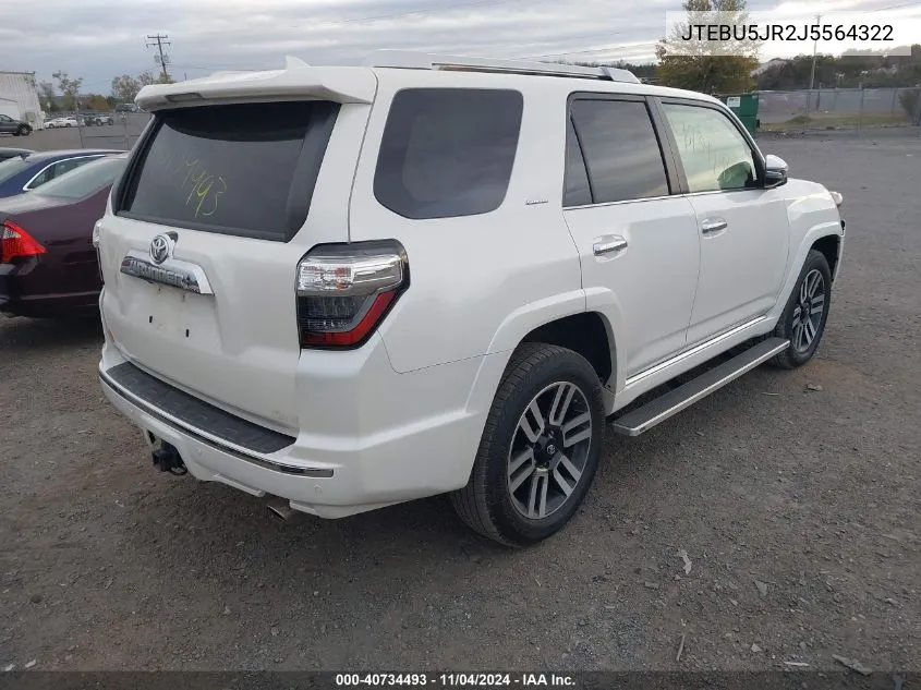 JTEBU5JR2J5564322 2018 Toyota 4Runner Limited