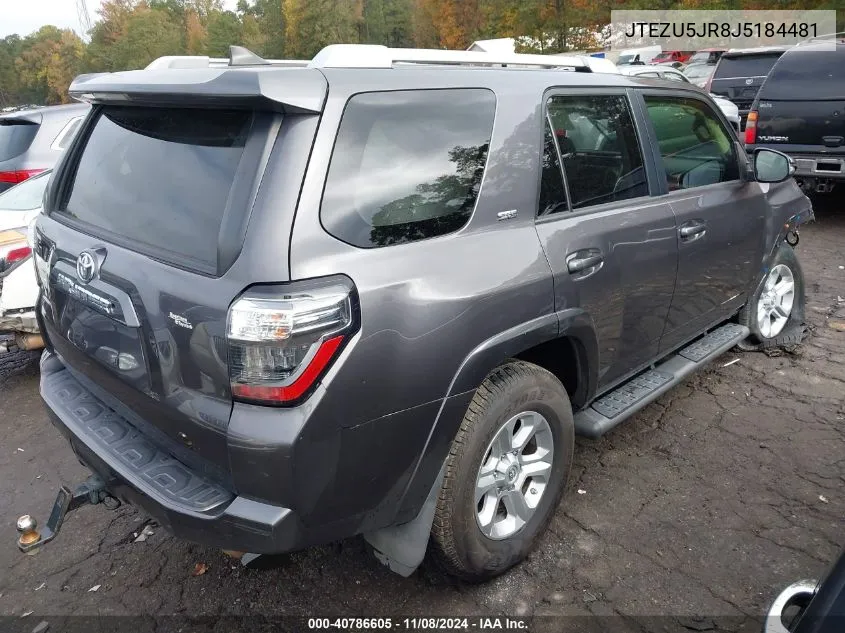 JTEZU5JR8J5184481 2018 Toyota 4Runner Sr5 Premium